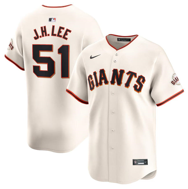 Jung Hoo Lee San Francisco Giants cream Home jersey