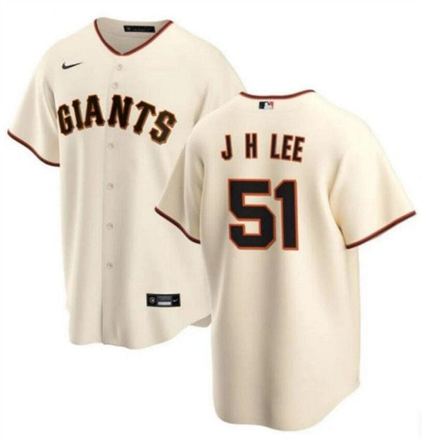 Jung Hoo Lee San Francisco Giants cream jersey