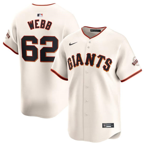 Logan Webb San Francisco Giants cream jersey