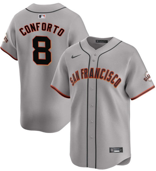 Michael Conforto San Francisco Giants gray jersey