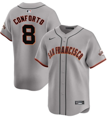 Michael Conforto San Francisco Giants gray jersey