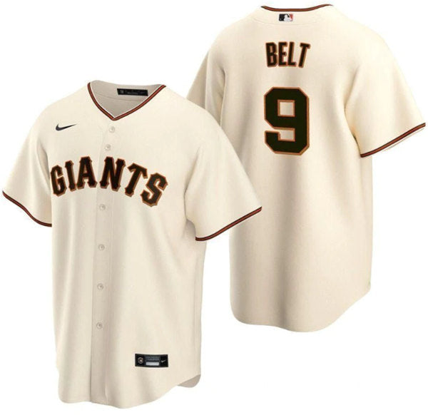 Brandon Belt San Francisco Giants cream jersey