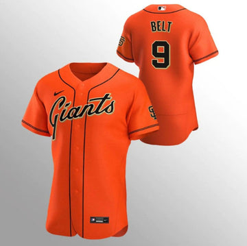 Brandon Belt San Francisco Giants orange jersey