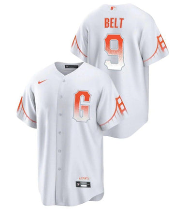 Brandon Belt San Francisco Giants white City Connect jersey