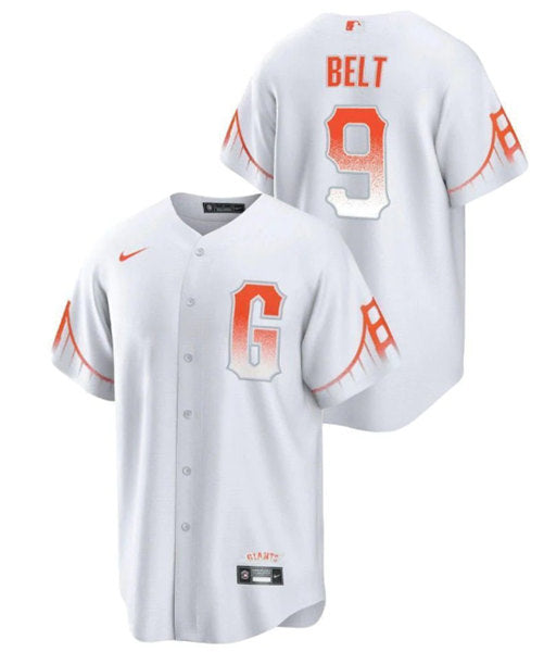 Brandon Belt San Francisco Giants white City Connect jersey