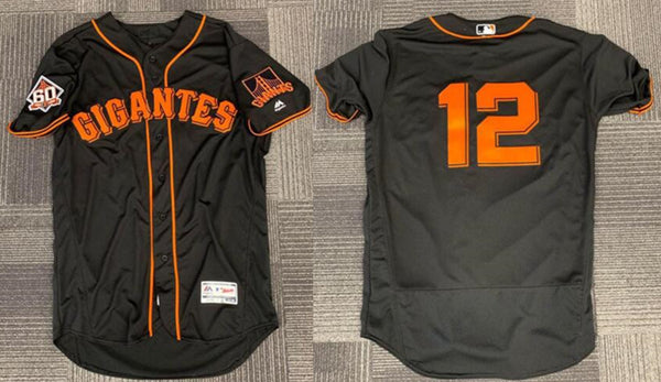 Custom San Francisco Giants black jersey