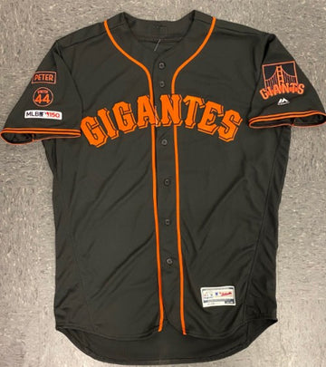 Custom San Francisco Giants black Home jersey
