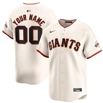 Custom San Francisco Giants cream Home jersey