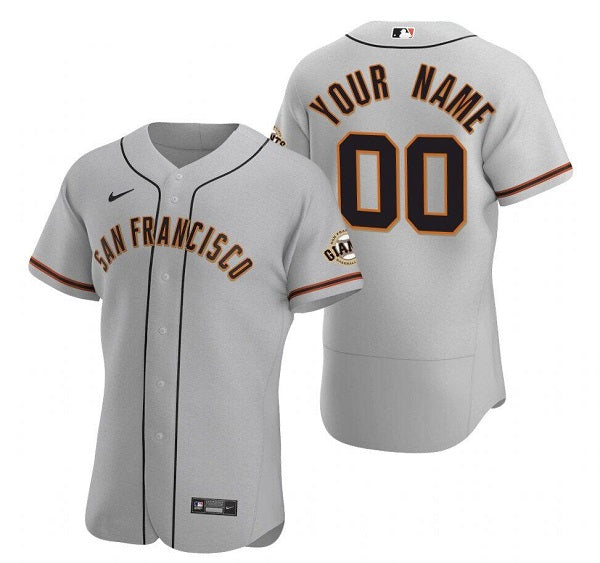 Custom San Francisco Giants gray jersey