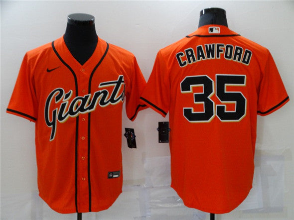 Custom San Francisco Giants orange jersey