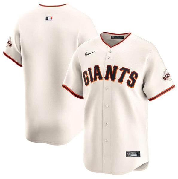 Custom San Francisco Giants cream Home jersey