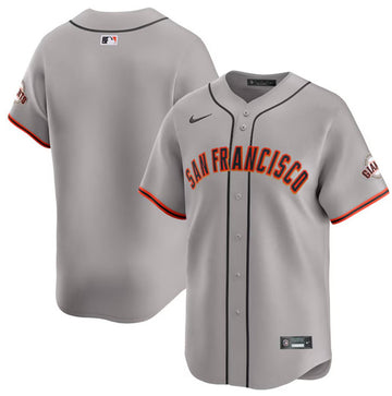 Custom San Francisco Giants gray Away jersey