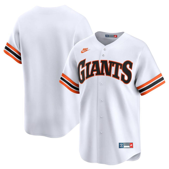 Custom San Francisco Giants white Cooperstown jersey