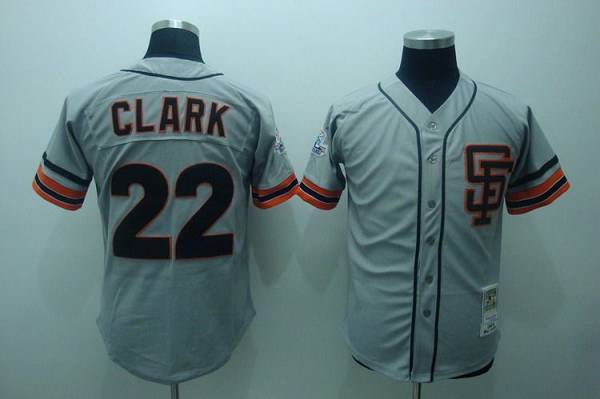 Custom San Francisco Giants gray Throwback jersey