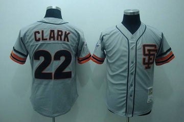 Custom San Francisco Giants gray Throwback jersey