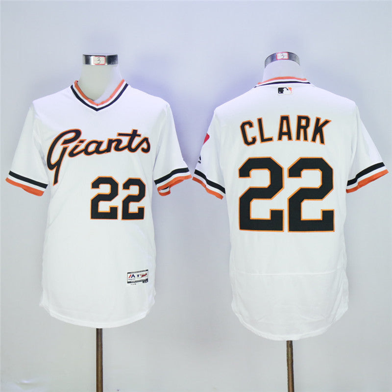 San Franciscoc Giants San Francisco Giants white Throwback jersey