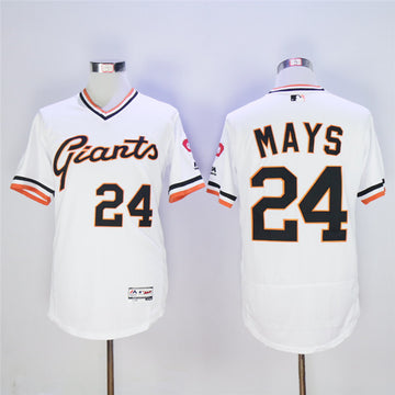 San Franciscoc Giants San Francisco Giants white Throwback jersey