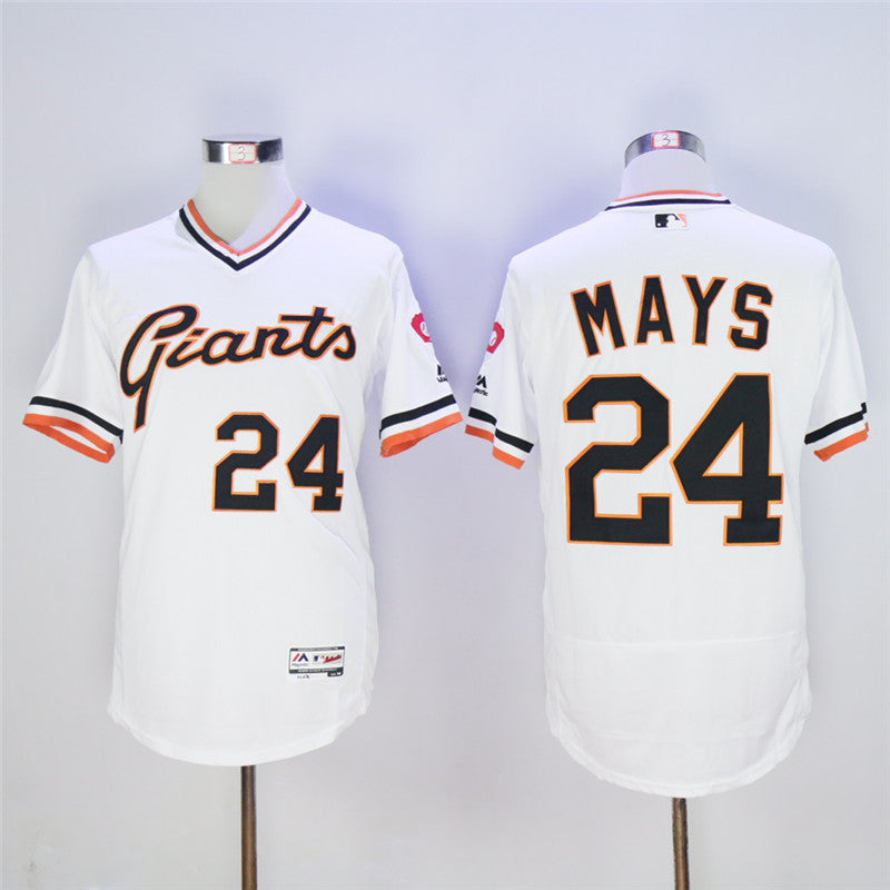 San Franciscoc Giants San Francisco Giants white Throwback jersey