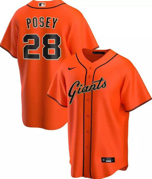 San Franciscoc Giants San Francisco Giants orange jersey