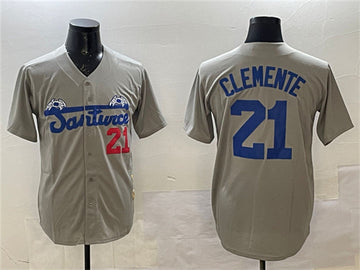 Roberto Clemente Santurce Crabbers gray jersey