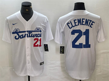 Roberto Clemente Santurce Crabbers white jersey