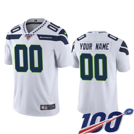 Seattle Seahawks white jersey