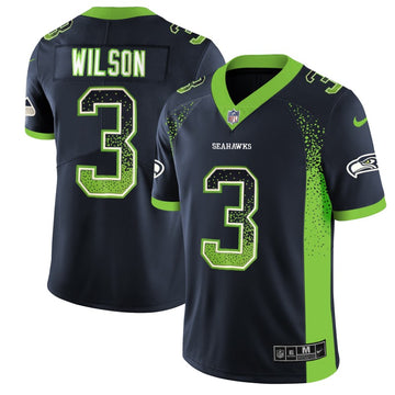Russell Wilson Seattle Seahawks green Color Rush jersey