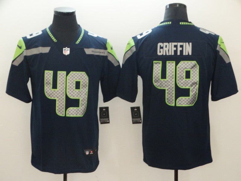 Shaquem Griffin Seattle Seahawks navy jersey