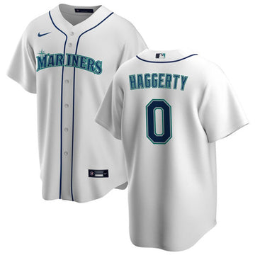 Sam Haggerty Seattle Mariners white jersey
