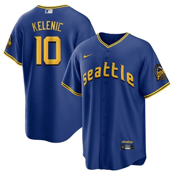 Jarred Kelenic Seattle Mariners royal City Connect jersey