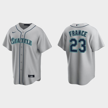 Ty France Seattle Mariners gray jersey