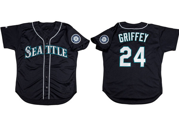 Ken Griffey Jr Seattle Mariners black jersey