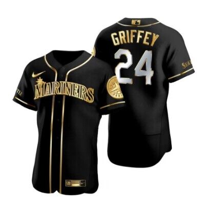 Ken Griffey Jr Seattle Mariners black jersey