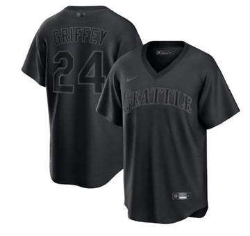 Ken Griffey Jr Seattle Mariners black Fashion jersey