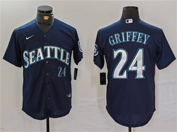 Ken Griffey Jr Seattle Mariners navy jersey