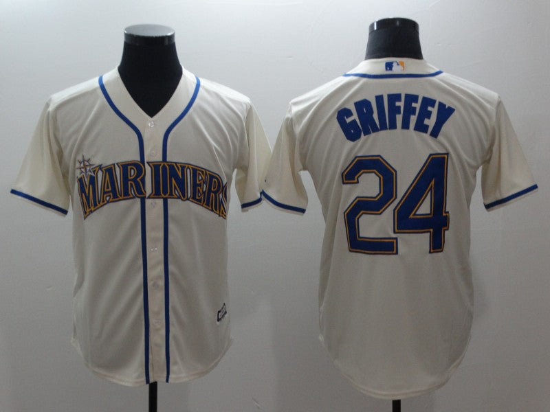 Ken Griffey JrCream Seattle Mariners Alternate jersey