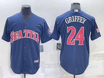 Ken Griffey Seattle Mariners navy jersey