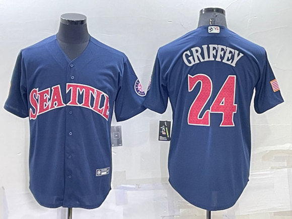 Ken Griffey Seattle Mariners navy jersey
