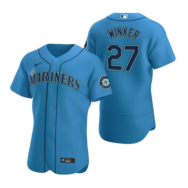 Jesse Winker Seattle Mariners royal jersey