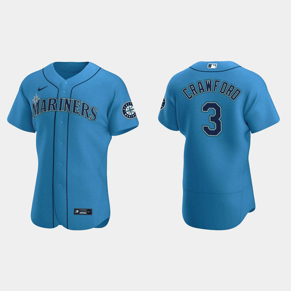 JP Crawford Seattle Mariners royal jersey