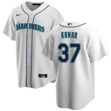 Jackson Kowar Seattle Mariners white jersey