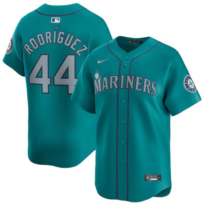 Julio Rodriguez Seattle Mariners aqua Alternate jersey