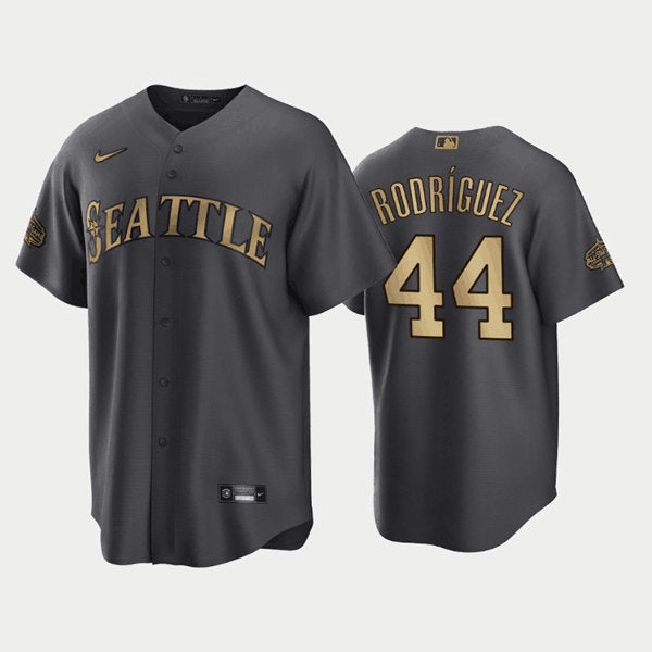 Julio Rodriguez Seattle Mariners charcoal All-Star jersey