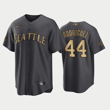 Julio Rodriguez Seattle Mariners charcoal All-Star jersey