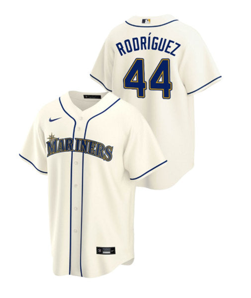 Julio Rodriguez Seattle Mariners cream jersey