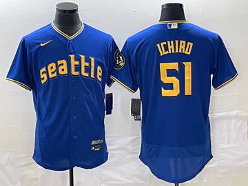 Ichiro Suzuki Seattle Mariners royal City Connect jersey