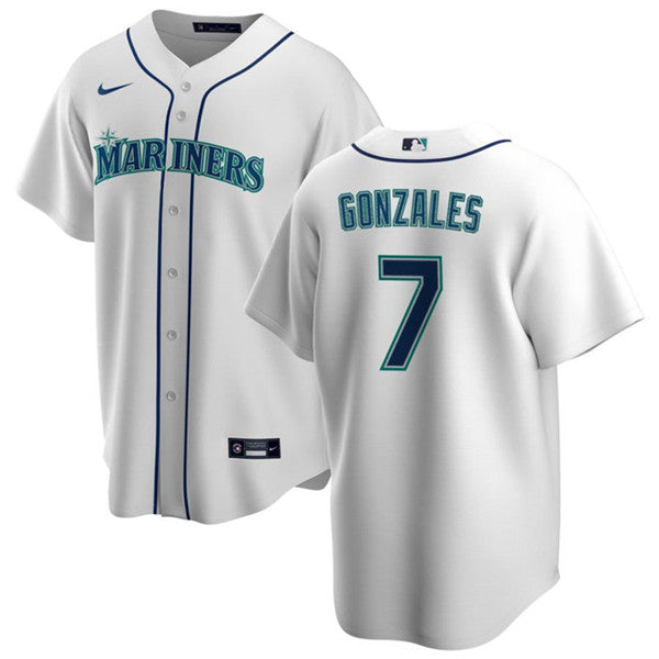 Marco Gonzales Seattle Mariners white jersey