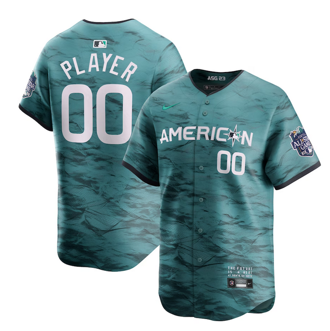 Custom Seattle Mariners teal All-Star jersey