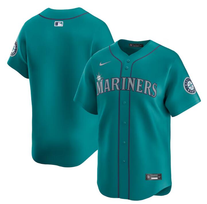 Custom Seattle Mariners aqua Alternate jersey