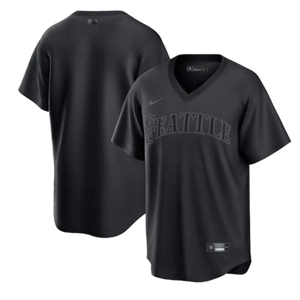 Custom Seattle Mariners black Fashion jersey